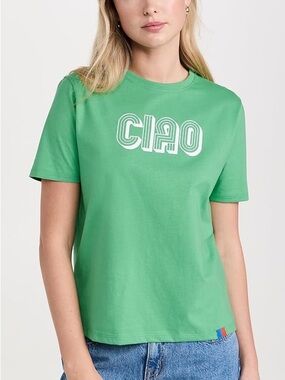 NEW KULE The Modern Ciao Tee in Green Size XS